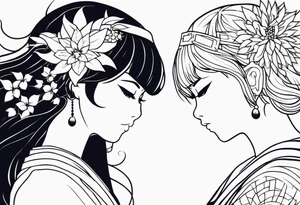 Hinata and hanabi tattoo idea