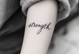 STRENGTH tattoo idea