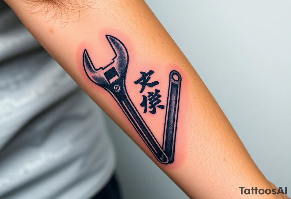 Heavy-Duty Straight Pipe Wrenches
 and kanji Kamiya tattoo idea