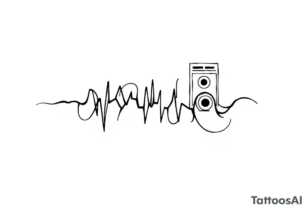 Techno music tattoo idea