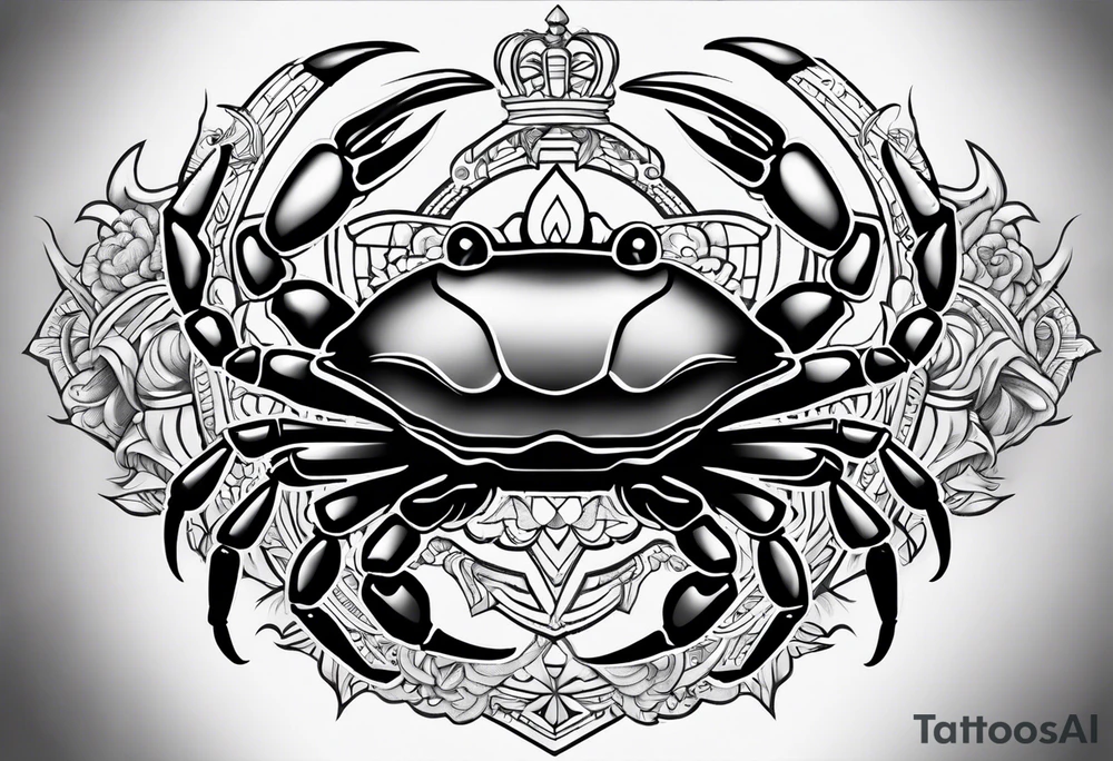 Crabs chicano tattoo idea