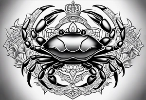 Crabs chicano tattoo idea