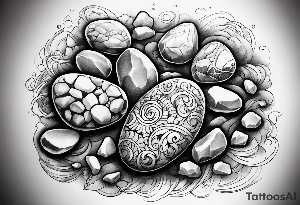 Wishing rocks tattoo idea