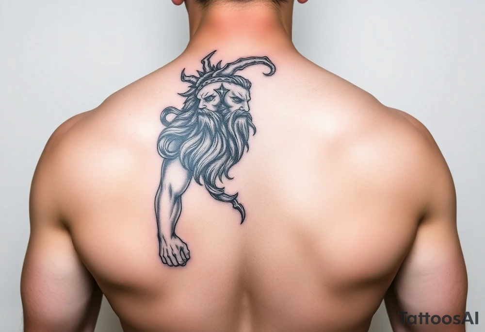 poseidon tattoo idea