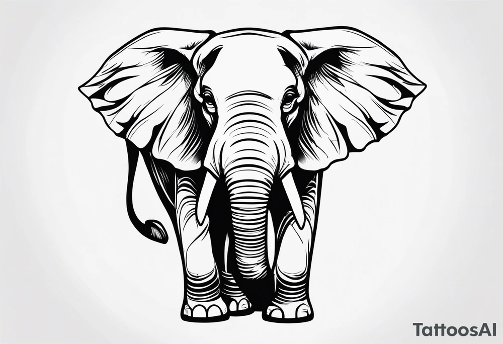 Elephant tattoo idea