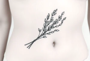 sage bundle tattoo idea