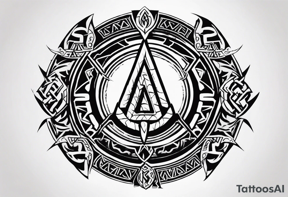 Valhalla round shield axe
Valknut sword dragon head tattoo idea Valhalla round shield axe
Valknut sword dragon head tattoo idea