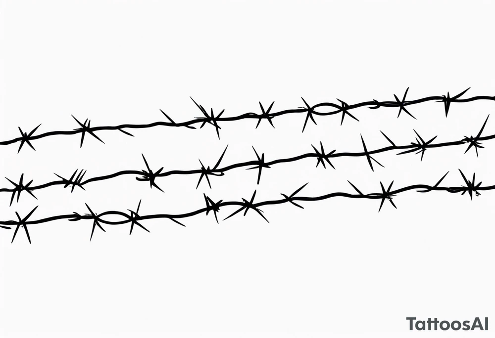 minimalist barbed wire starting from the shoulder to the arm like hardin from after had it tattoo idea