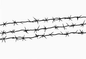 minimalist barbed wire starting from the shoulder to the arm like hardin from after had it tattoo idea