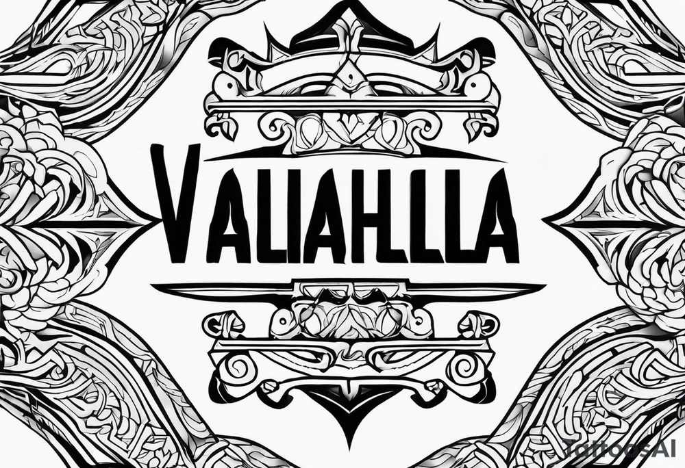 Valhalla tattoo idea