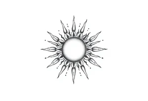 Sun tattoo idea