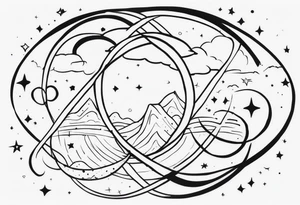 With all my heart and all my soul to the end of the universe To infinity and beyond tattoo idea