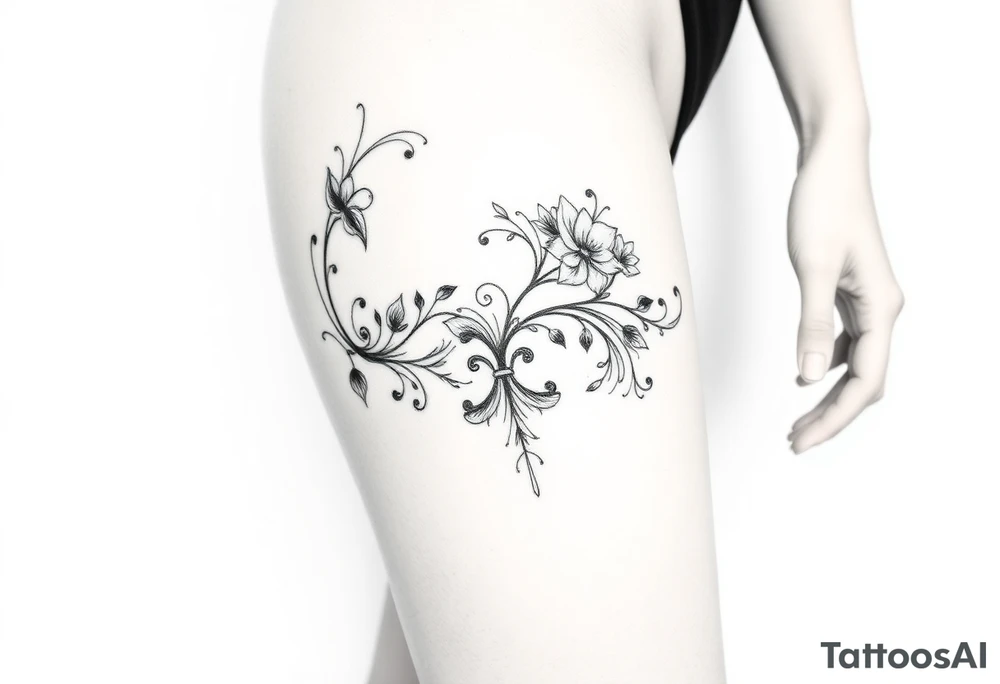 Sexy thigh tattoo tattoo idea