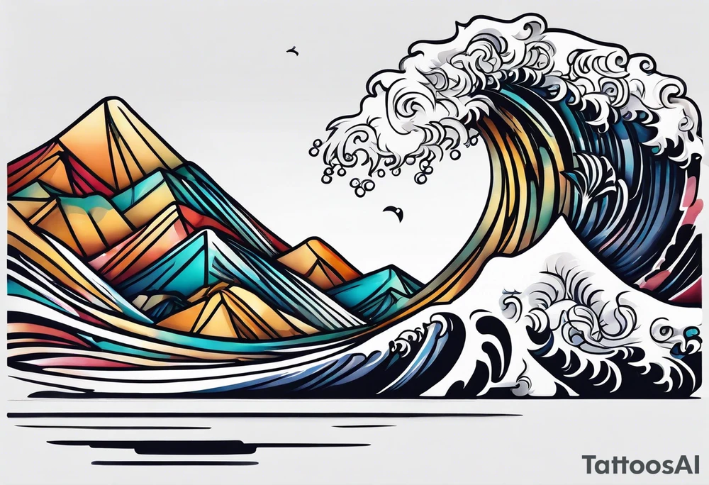 madrid waves tattoo idea