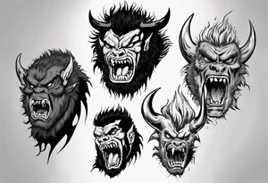 Zodd the beast in berserk tattoo idea