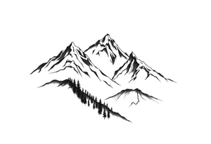 Appalachain mountains tattoo idea