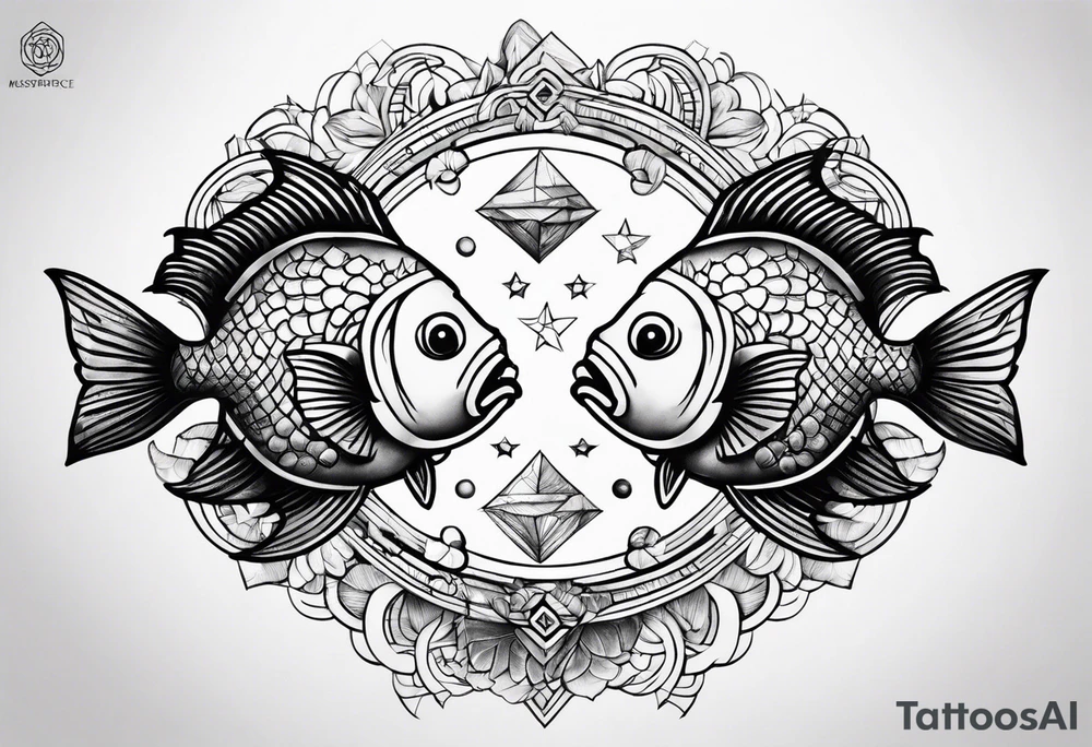 pisces friendship tattoo idea for men tattoo idea