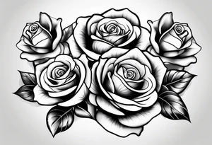 Three roses tattoo idea