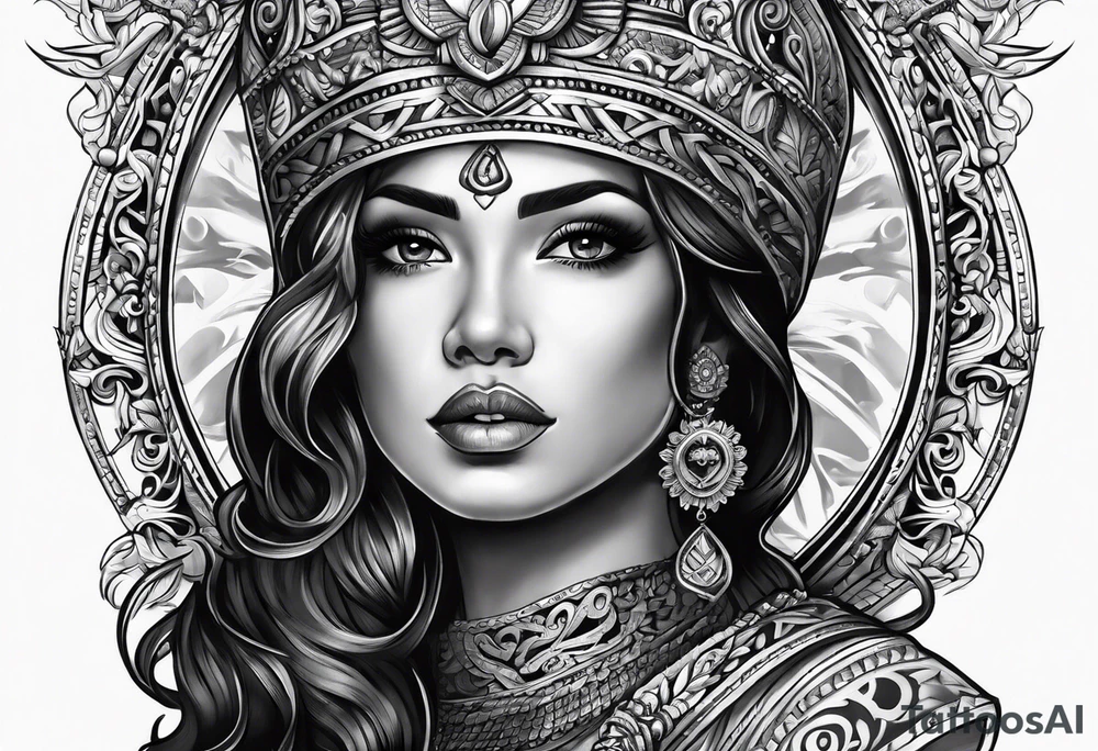 caridad del cobre tattoo idea