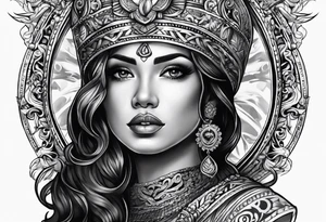 caridad del cobre tattoo idea