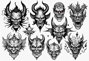 demons tattoo idea