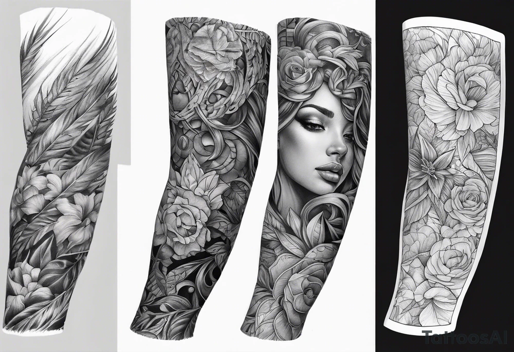forearm sleeve tattoo idea