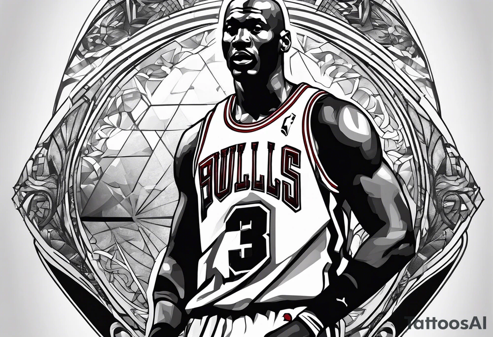 Michael jordan logo tattoo idea