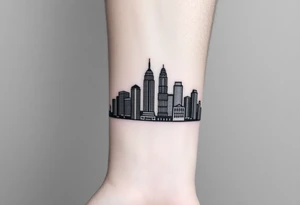 Atlanta city skyline tattoo idea