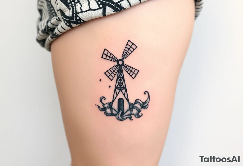 Windmill tattoo idea