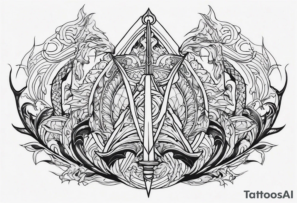 Trident tattoo idea