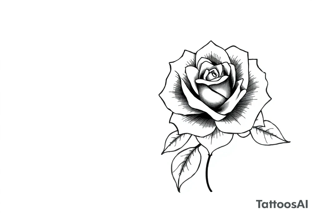 Rose tattoo idea