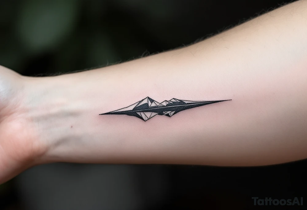 A tattoo that gives off fashion, and streetwear tattoo idea