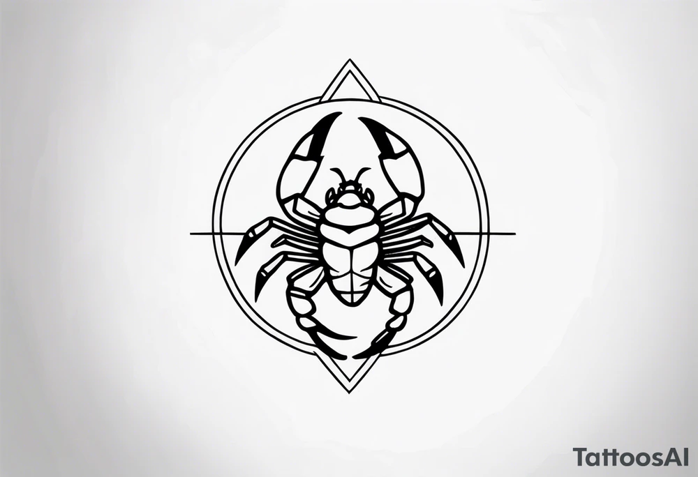 scorpio tattoo idea