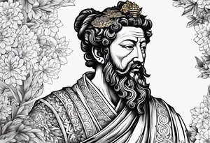 A picture of Marcus Aurelius tattoo idea