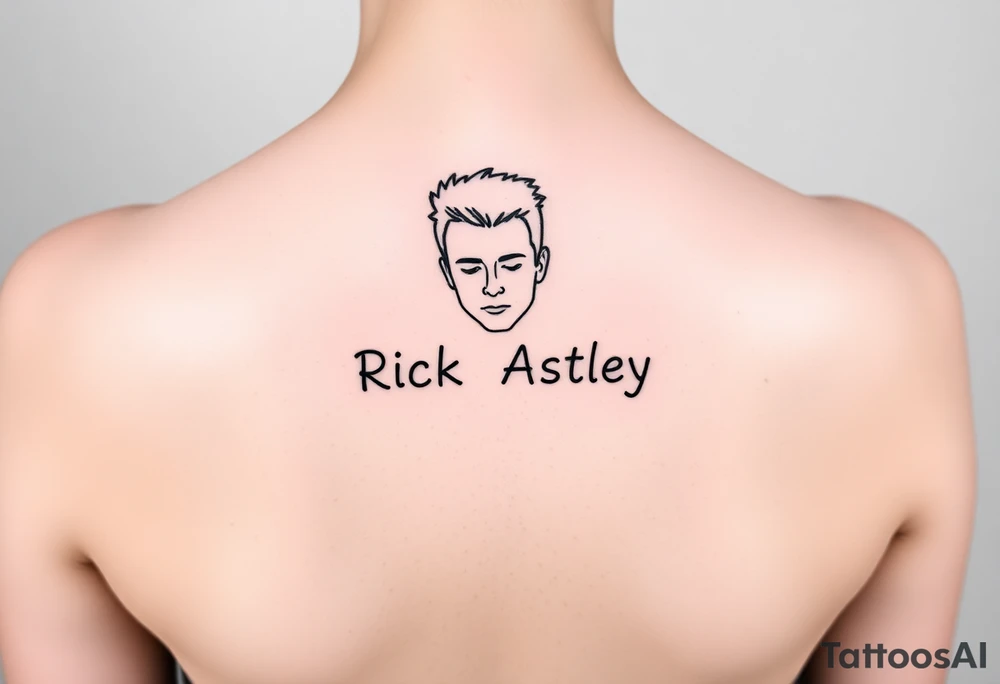 Rick Astley meme tattoo idea