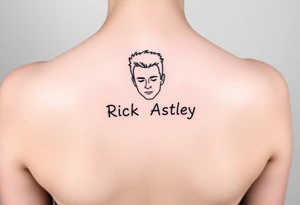 Rick Astley meme tattoo idea