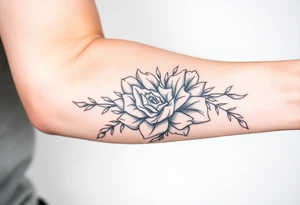 Feminine coverup tattoo idea