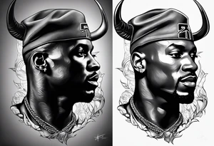 michael jordan tattoo. INlude him sticking his tongue out tattoo idea