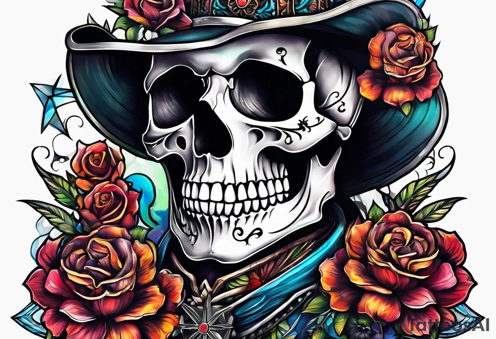 Skeleton tattoo idea