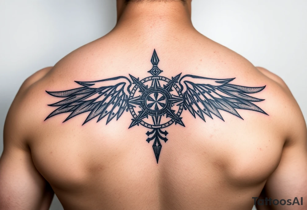 Symbol of strength tattoo idea