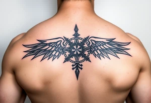 Symbol of strength tattoo idea