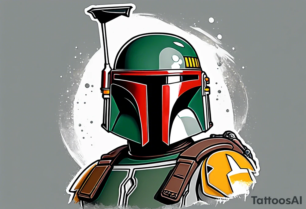 Boba Fett the fritz puppy tattoo idea