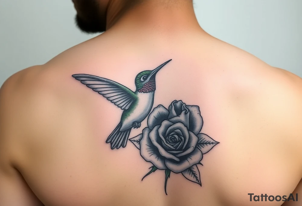 Debby Deguzman with a humming bird and a rose tattoo idea Debby Deguzman with a humming bird and a rose tattoo idea
