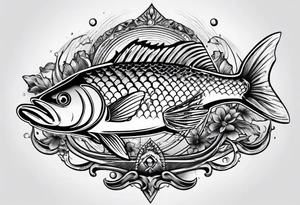 Fishing #2 tattoo idea
