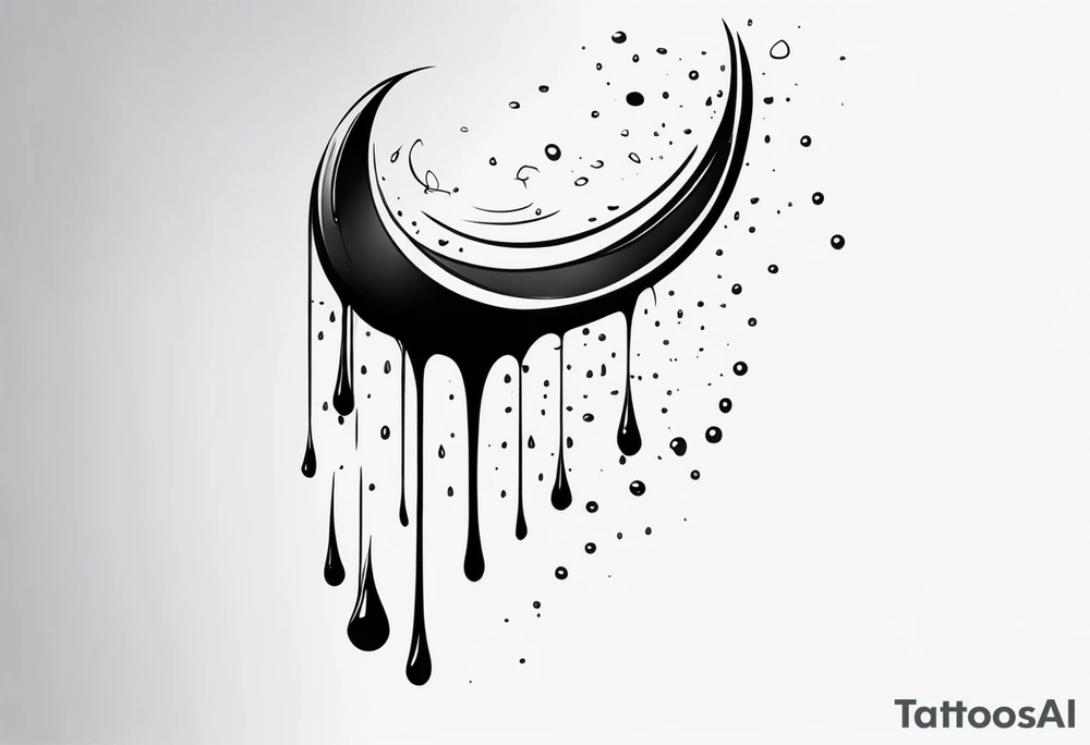 Tears bouncing off tattoo idea
