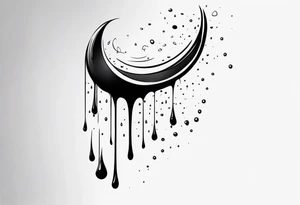 Tears bouncing off tattoo idea