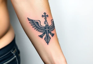 American and German heritage, with Christian traditions tattoo idea