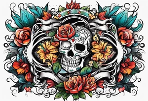 happy on the outside tattoo idea