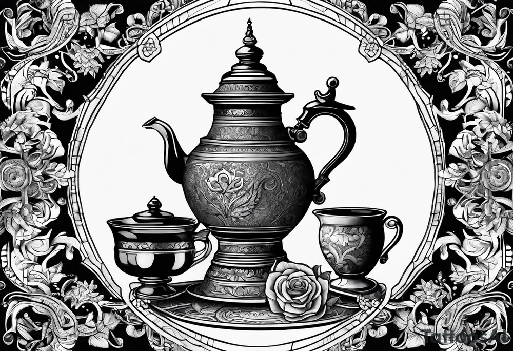 Samovar tattoo idea
