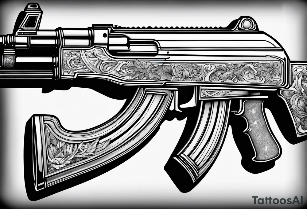 ak 47 tattoo idea